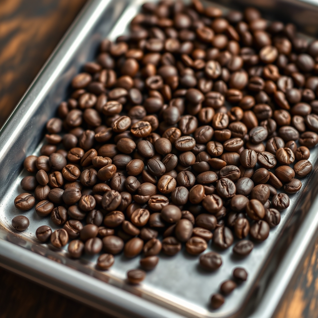 Driftline dark espresso roast coffee beans on a timber surface